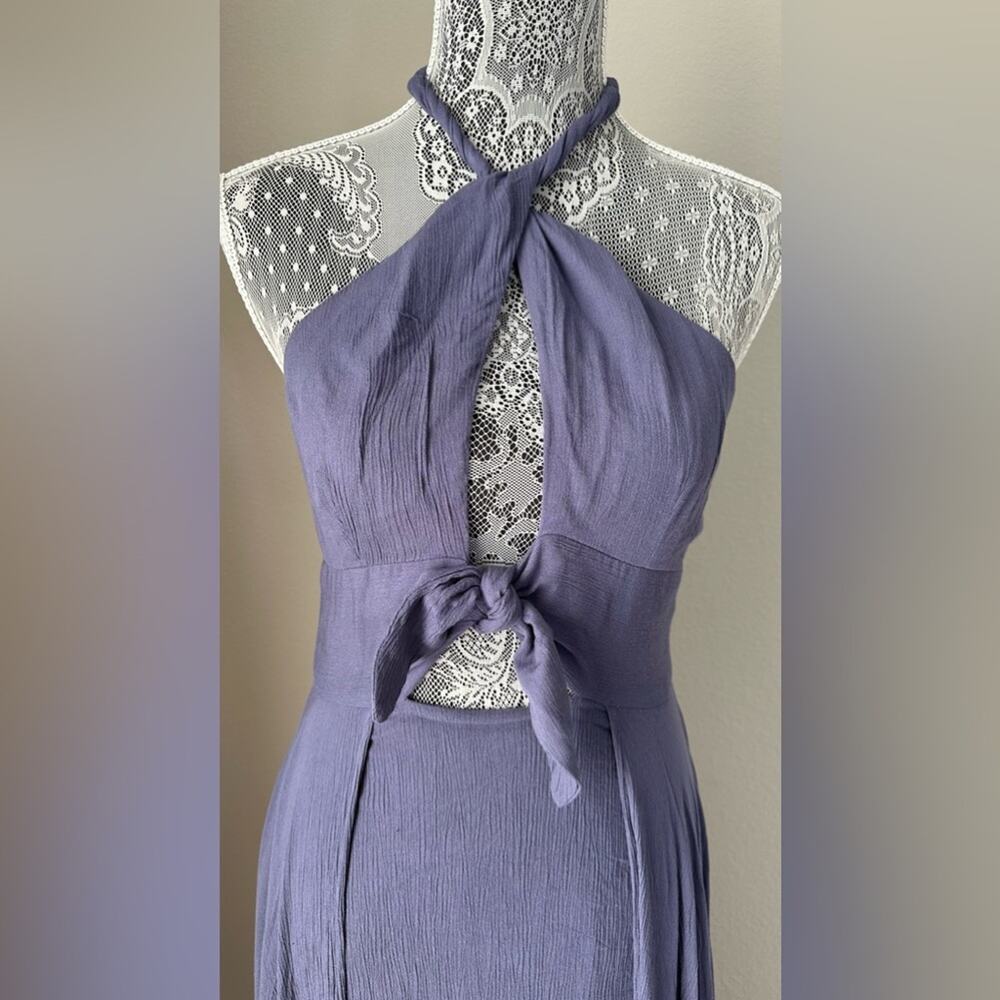 FREE PEOPLE Womens Twisted Front Halter Endless Summer Maxi Dress Size XS - Picture 5 of 9